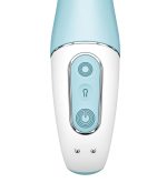 Satisfyer Air Pump Vibrator 5 Plus Inflatable G-Spot Vibrator - Blue - Image 2