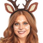 Fawn Ear Antler Animal Costume Headband