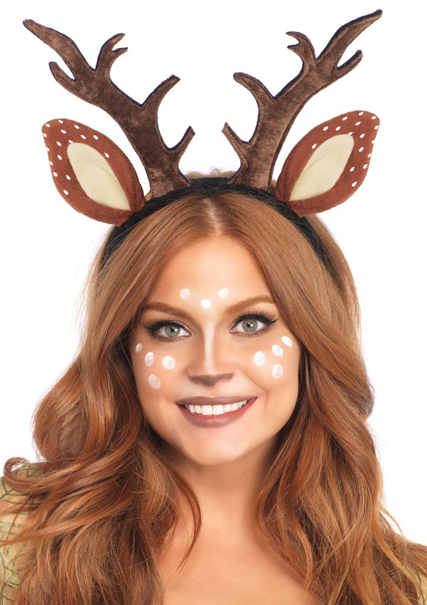 AXtaXfmT70txEz5SoZXPj5PiNaXXWU4z Fawn Ear Antler Animal Costume Headband - Image 1