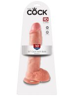 King Cock 10-Inch Cock With Balls - Flesh - Image 4