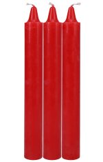 Japanese Drip Candles - 3 Pack - Red - Image 2