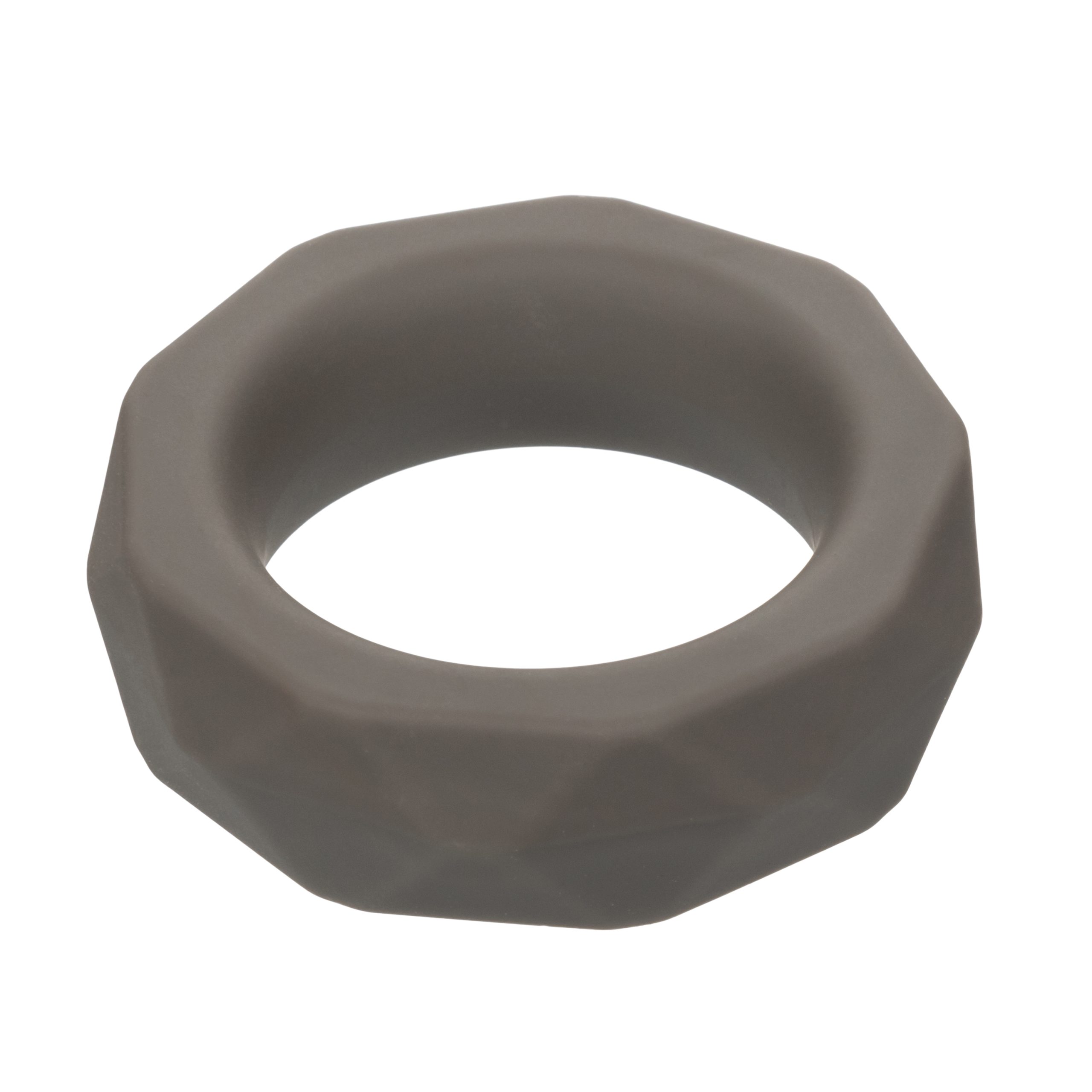 AptgsOiJHFO9rYwPjqGpeQA069hsGj5r Alpha Liquid Silicone Prolong Prismatic Ring - Gray - Image 1