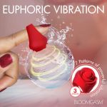 Rose Ring Discreet Finger Vibrator - Red - Image 3