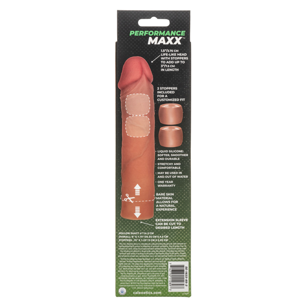 B79PYt6C Performance Maxx Liquid Silicone Extension System - Brown - Image 1