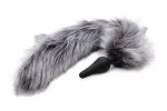 Grey Wolf Tail Anal Plug and Ears Set - Image 4