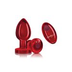 Vibrating Red Metal Remote Plug - Lg - Image 4