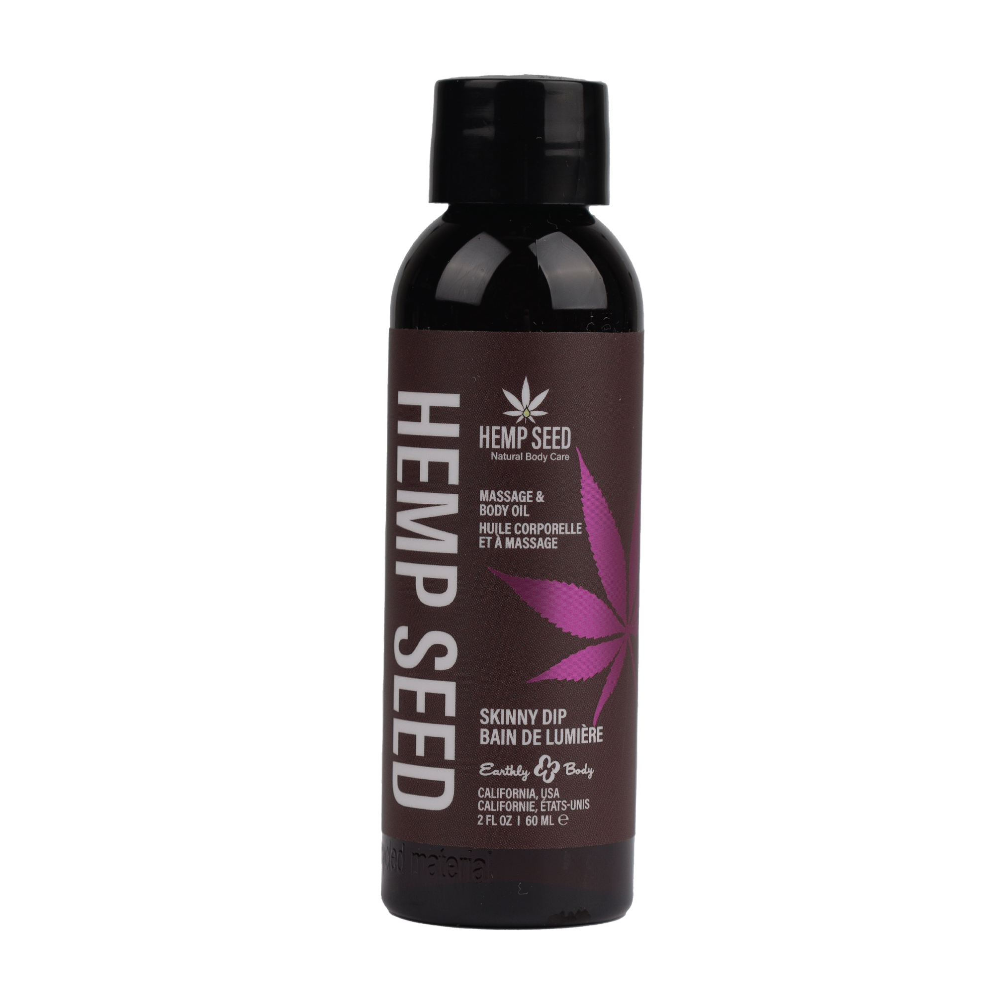 BUaOfaZDQBwY13vcueKC4eVRcYlmHp7Q Hemp Seed Massage and Body Oil - Skinny Dip - 2 Fl. Oz/ 60ml - Image 1