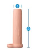 Performance 5.75 Inch Enhancement Sleeve - Beige - Image 3