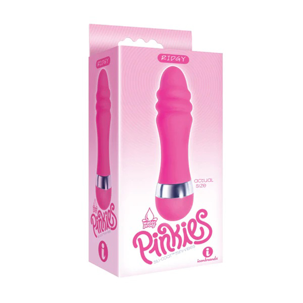 BjWnr3stAv4aTzrnTGt7yoqoeWzH3Izc Pinkies Silicoat Mini-Vibe - Ridgy - Pink - Image 1