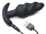 21x Silicone Swirl Plug With Remote -Black - Image 2