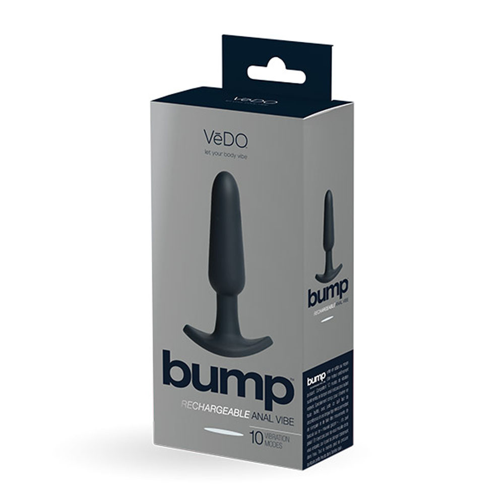 CFGh9iufSP98NxYc0WO5lwVKR8yMFbxt Bump Rechargeable Anal Vibe - Black - Image 1