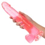 Size Queen 10 inch/25.5 Cm - Pink - Image 9