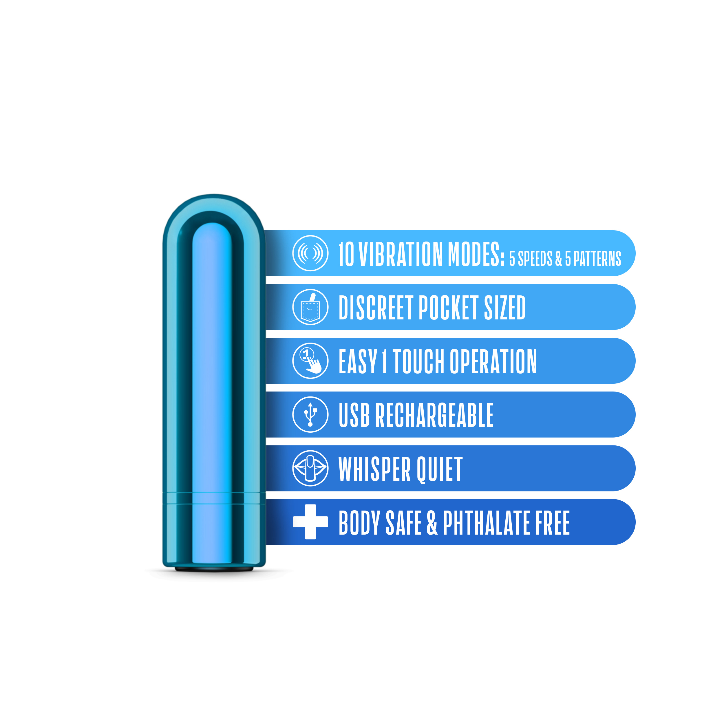 CM0dSY8VUnJbPKJvFUdxaNMidDAhQDtj Kool Vibes - Rechargeable Mini Bullet - Blueberry - Image 1