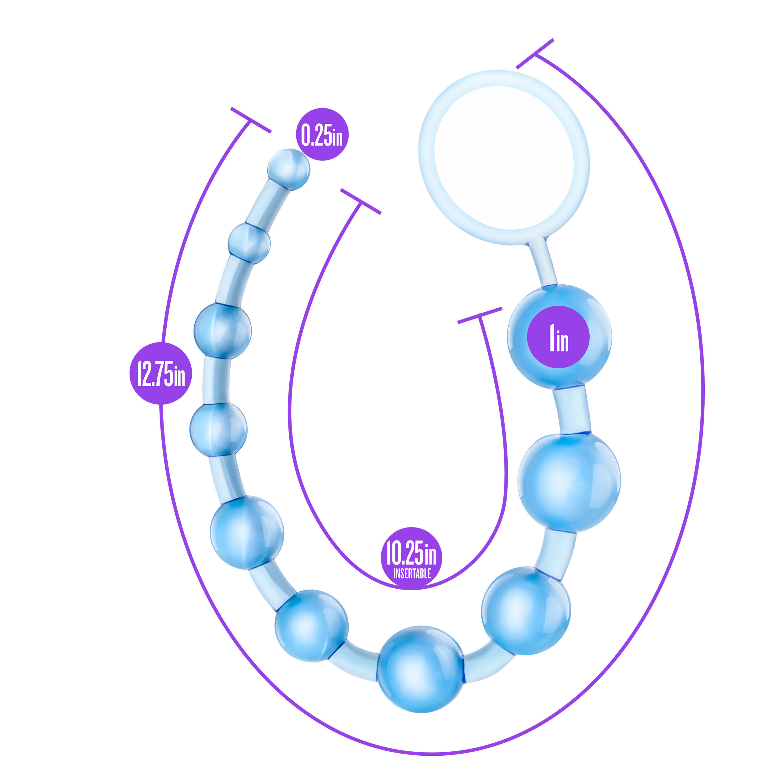 CMzHtUYYCd4dnJQz0kUcyLYlqB9ONVkY B Yours - Basic Beads - Blue - Image 1