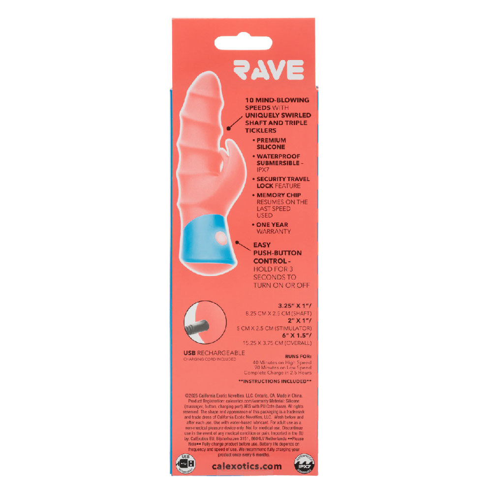 CQlKixCL Rave Tickler - Orange - Image 1