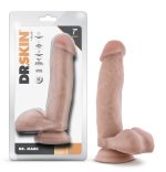 Dr. Skin - Dr. Mark - 7 Inch Dildo With Balls - Beige - Image 2