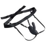 Cloud 9 Grind Insertable Vibe Suction Cup and Harness - Black - Image 4