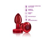 Vibrating Red Metal Remote Plug - Small - Image 7
