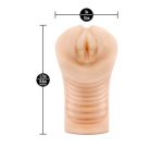 Enlust Georgia Male Masturbator With Bullet Vibrator - Beige - Image 4