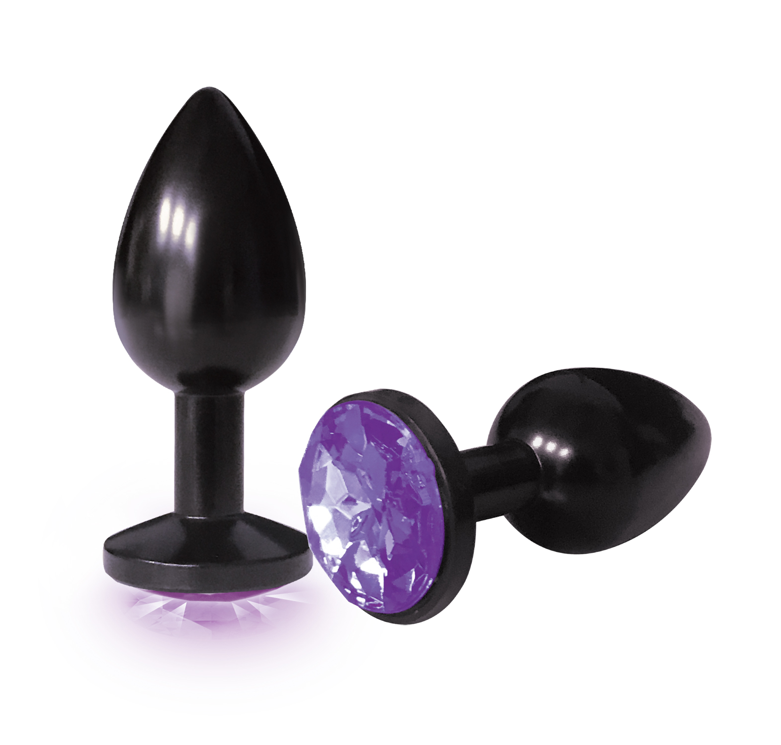 Cdn1omHzlheoNJwWm8HbkN88GYVgc5UB The 9's the Silver Starter Anodized Bejeweled Stainless Steel Plug - Violet - Image 1