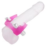 Silicone Triple Orgasm Erection Enhancer Pink Rechargeable - Image 2