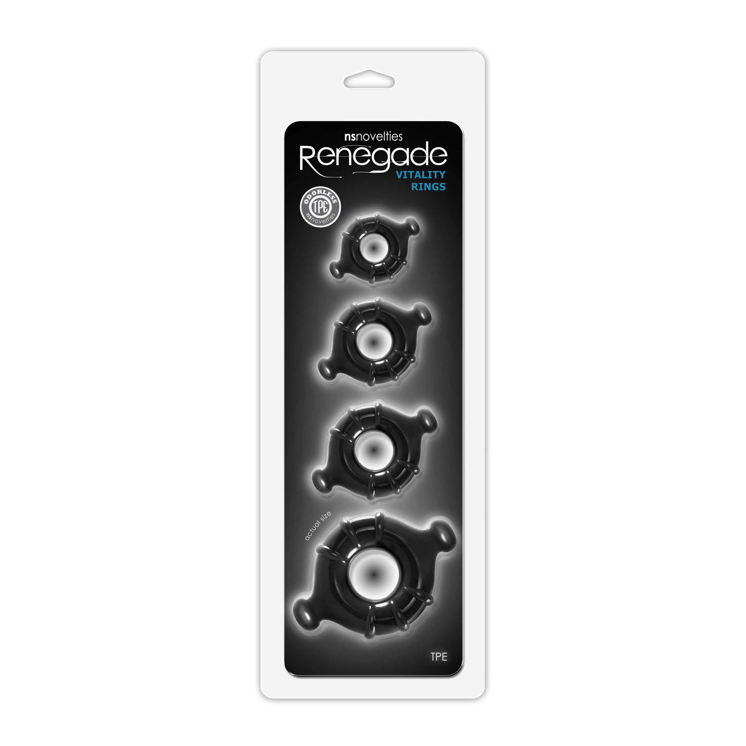 CfLiSiNwJlu2vctJatdVQhGacqJEChFC Renegade Vitality Rings - Black - Image 1