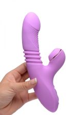 Shegasm Thrusting Suction Rabbit - Purple - Image 2
