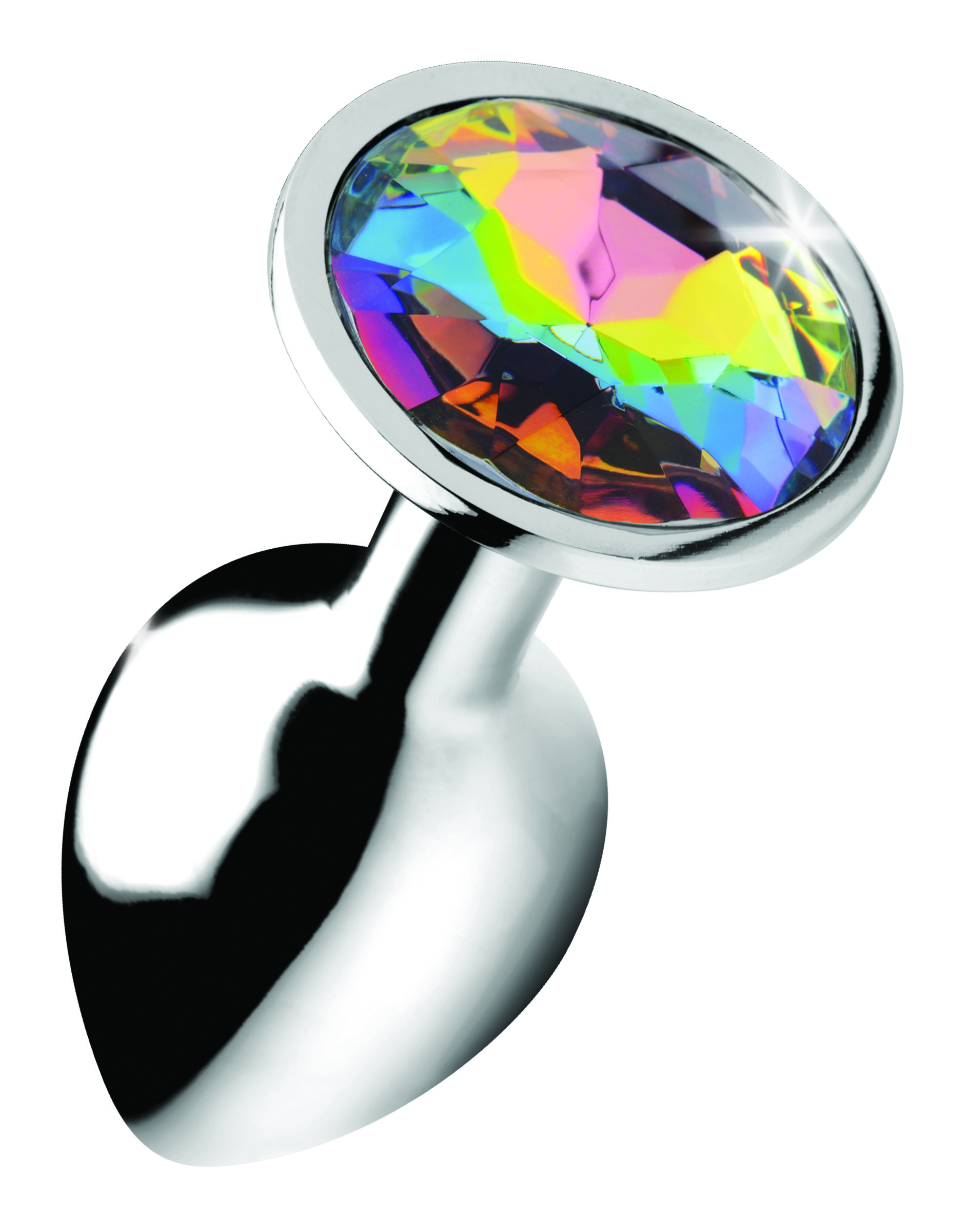 D2FD9DU96FC4O8dgmUj48mfino6Y97zw Rainbow Prism Gem Anal Plug - Small - Image 1