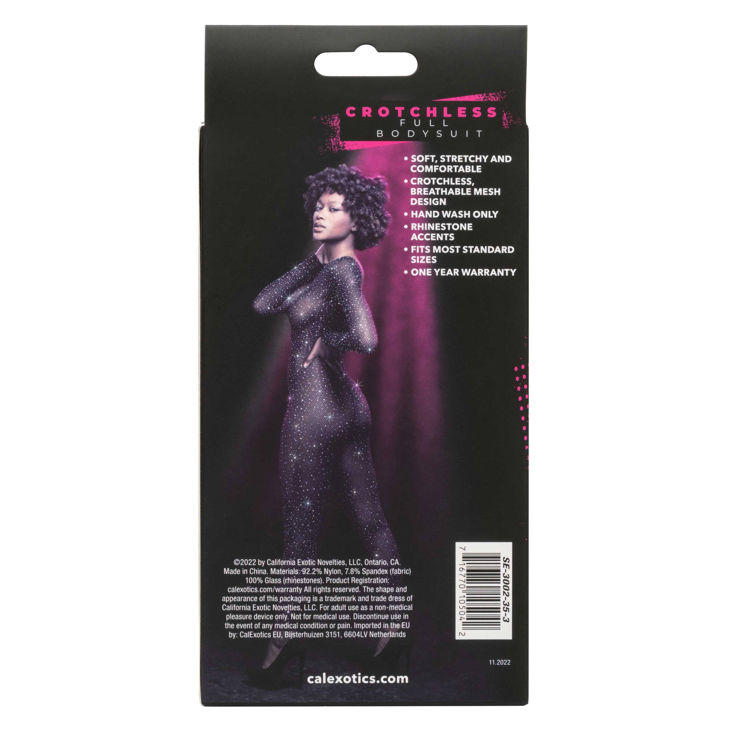D3ayWnW3cJimRANpYllHvo9Jp7c4cuFZ Radiance Crotchless Full Body Suit - One Size - Black - Image 1