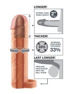 Fantasy X-Tension Perfect 2-Inch Extension With Ball Strap - Flesh - Image 2