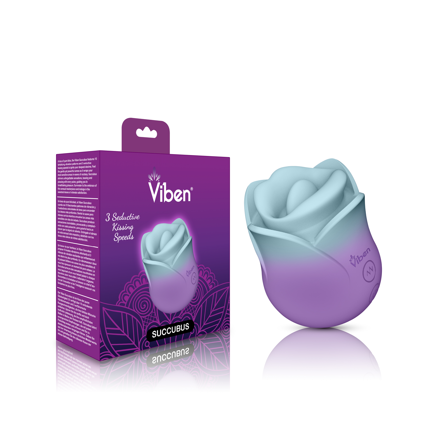 DQBbtukc Succubus Vibrating Kissing Rose - Pixie Dust - Image 1