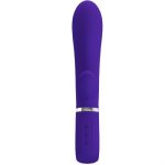 Thomas Super Soft Silicone Rabbit Vibrator - Purple - Image 4