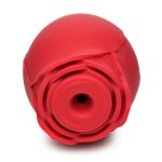 Mystic Rose Sucking and Vibrating Silicone Rose - Red - Image 5