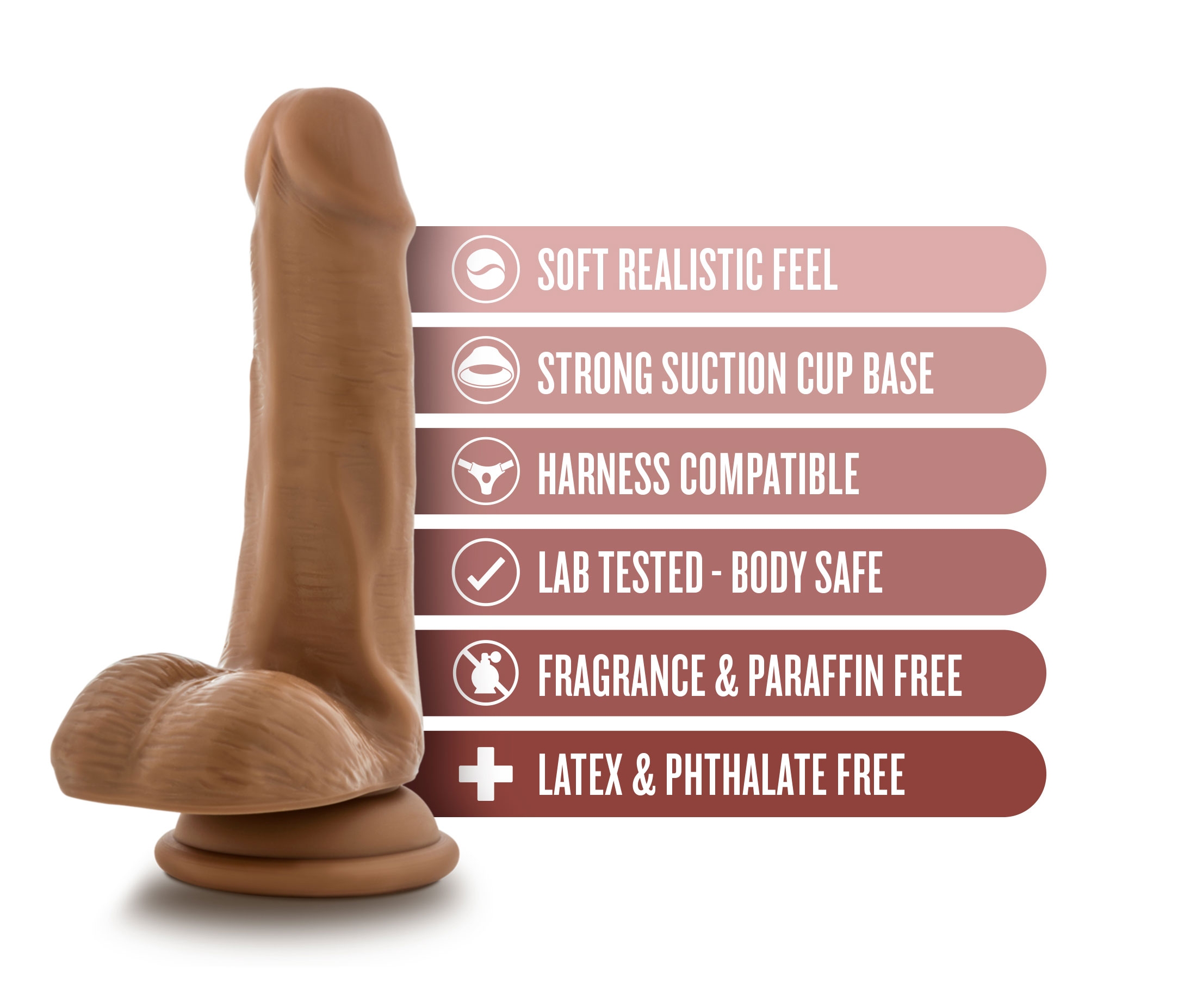 DVcaJMjcgguME85fsVmduiXvu3FMcJex Dr. Skin - Dr. Jeffrey - 6.5 Inch Dildo With Balls - Tan - Image 1