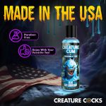 Creature Cum Blue Water-Based Lubricant 4oz - Image 2