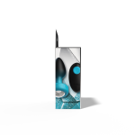 Eluxe Vibrating Clr Gem Bluombre Plug Sm With Remote - Image 3