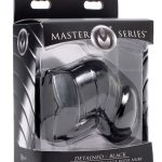 Master Series Detained - Black Restrictive Chastity Cage
