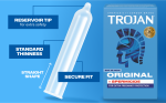 Trojan Enz Armor Spermicidal Lubricated Condoms - 3 Pack - Image 2