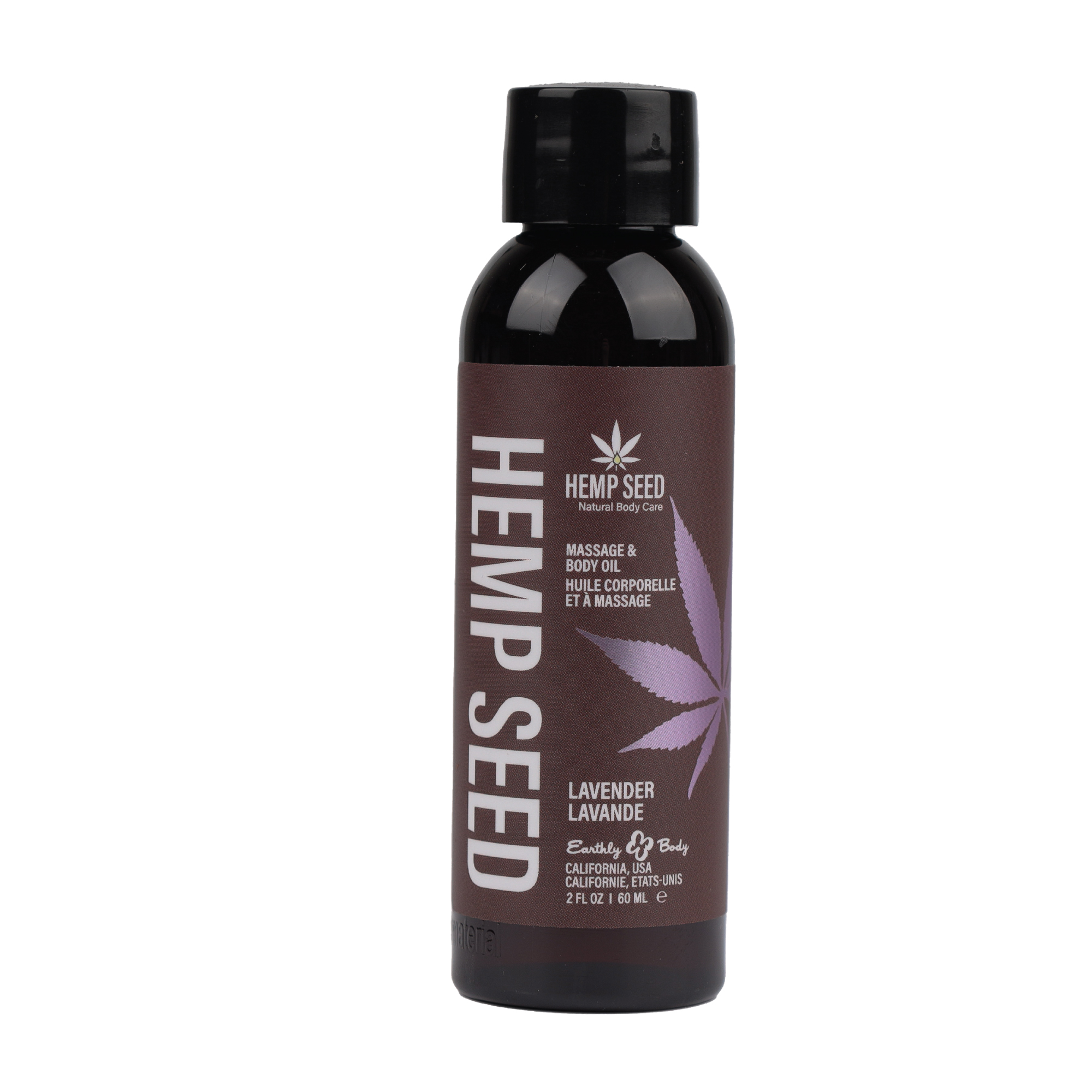DqYu2X0J6eTm5M2faaqUIv9Gdikkby4j Hemp Seed Massage and Body Oil - Lavender - 2 Fl. Oz./ 60ml - Image 1