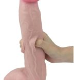 Get Lucky Real Skin 12 Dual Layer Dildo Beige - Image 2