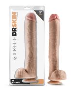 Dr. Skin - Dr. Michael - 14 Inch Dildo With Balls - Beige - Image 5