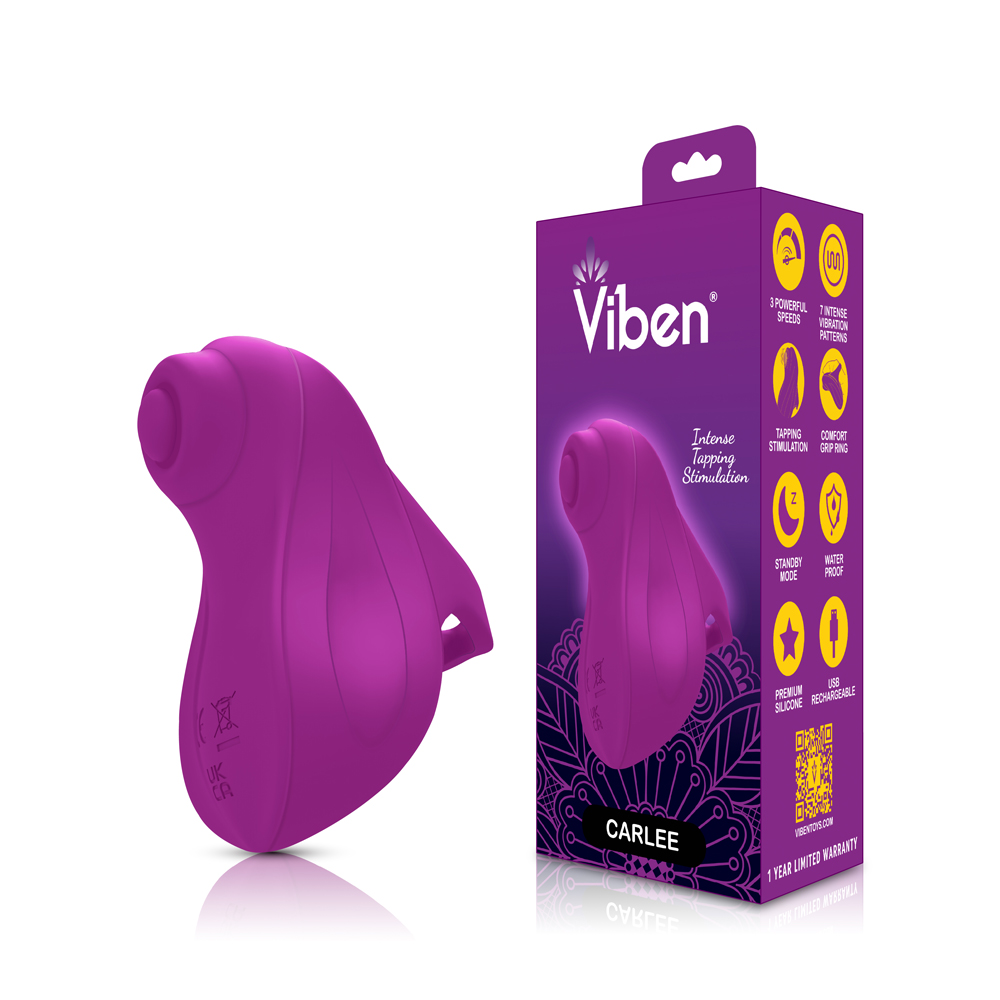 E6GQzt1N Carlee Tapping Finger Vibe -Berry - Image 1