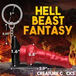 Hell Hound Keychain - Red - Image 3