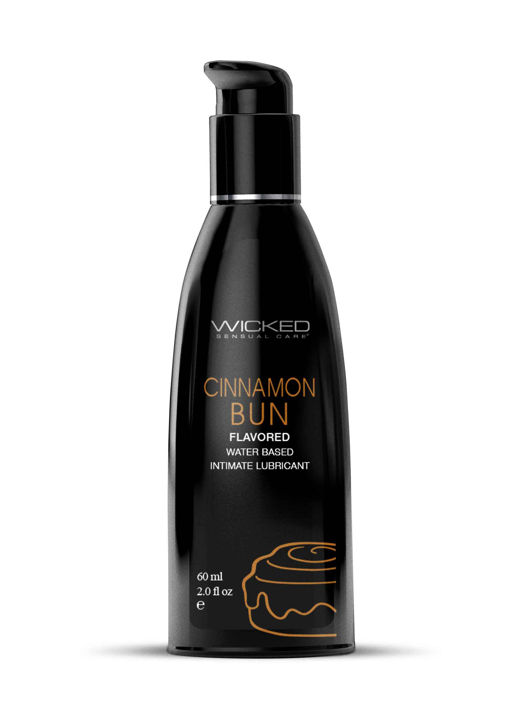 EDHGLRFAEhFb9X3LkrmVY1K3JOI3iHw0 Aqua Cinnamon Bun Flavored Water Based Intimate Lubricant - 2 Fl. Oz. - Image 1