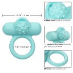 Silicone Rechargeable Nubby Lover's Delight - Blue - Image 5