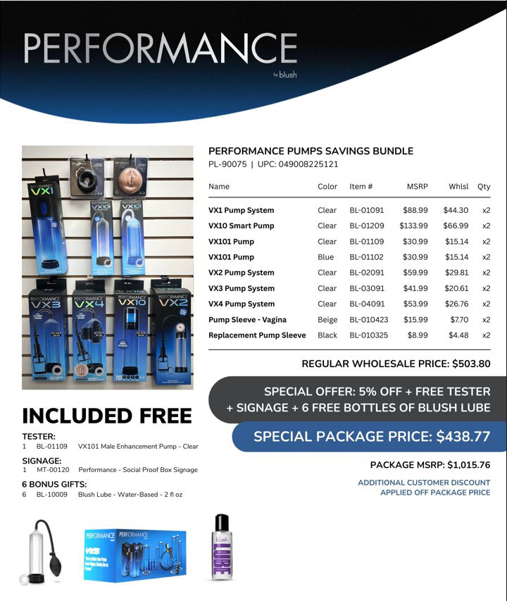 ENfW4qOY Performance Pumps Savings Bundle - Image 1