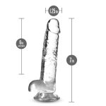 Naturally Yours - 7 Inch Crystalline Dildo - Diamond - Image 3