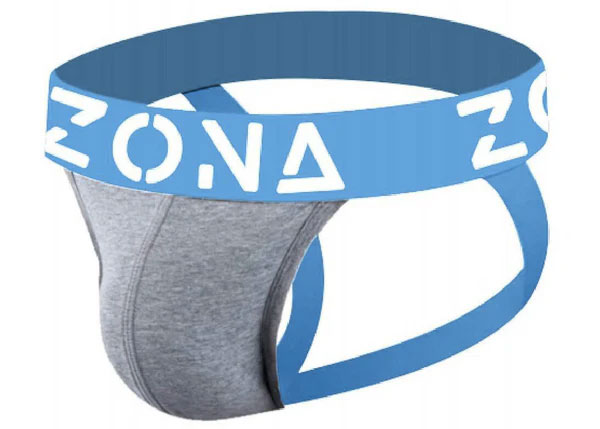 ERnaYfkE Grey Vibrant Jockstrap - Small - Image 1
