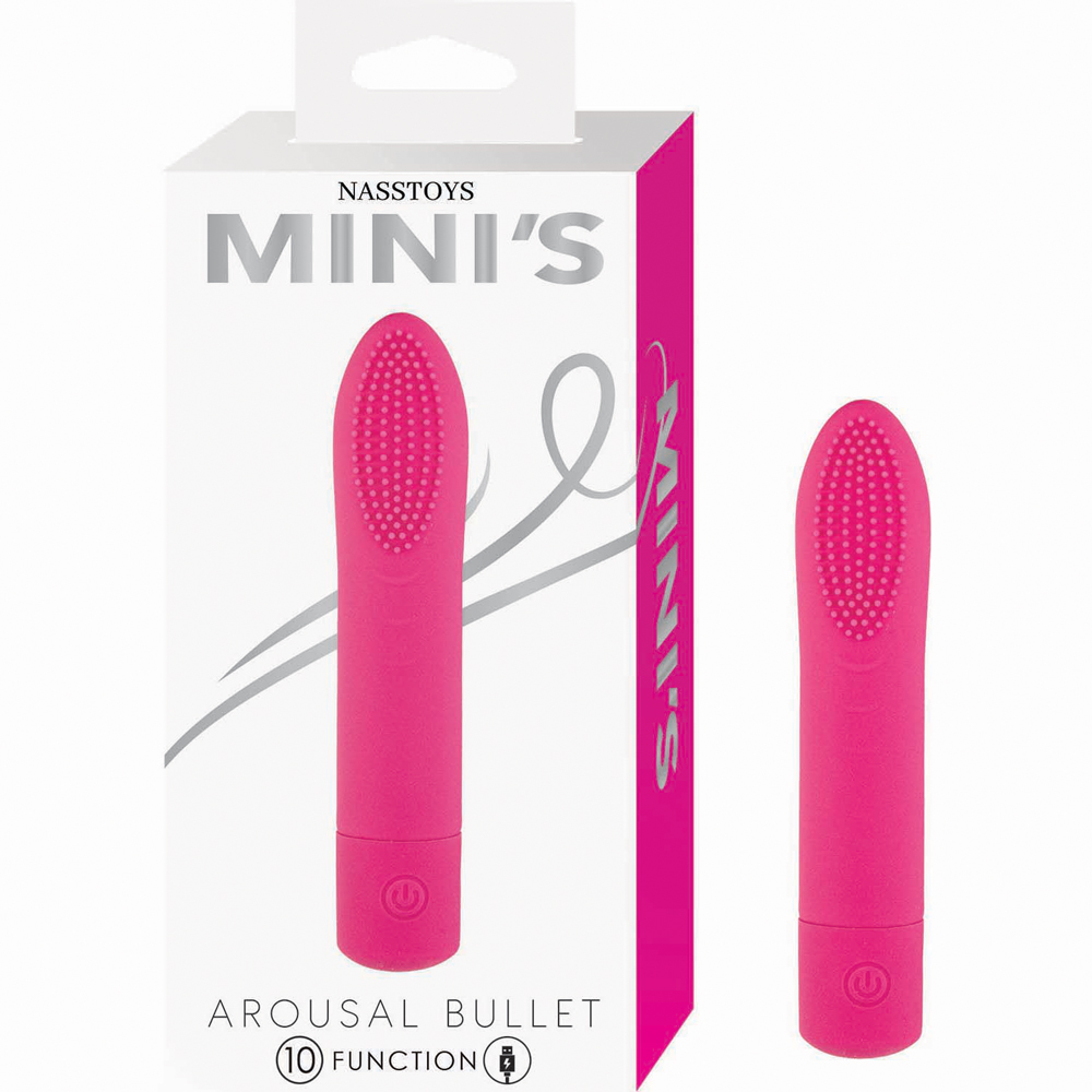 EZm6HwI6 Nasstoys Minis Arousal Bullet - Pink - Image 1