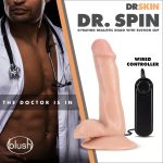 Dr. Skin - Dr. Spin - 6 Inch Gyrating Realistic Dildo - Vanilla - Image 2